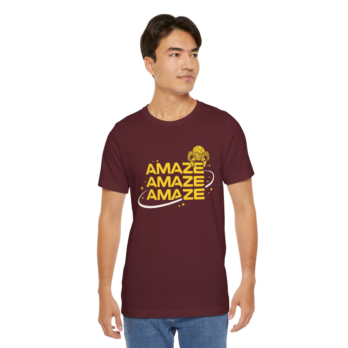 Amaze Amaze Amaze T Shirt Funny Sci Fi Humor Shirt Minimal Quote Tee Nerd Graphic Unisex